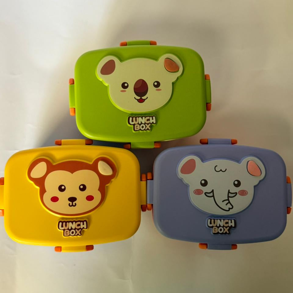 Leak-Proof,single compartment Lunch Box with spoon