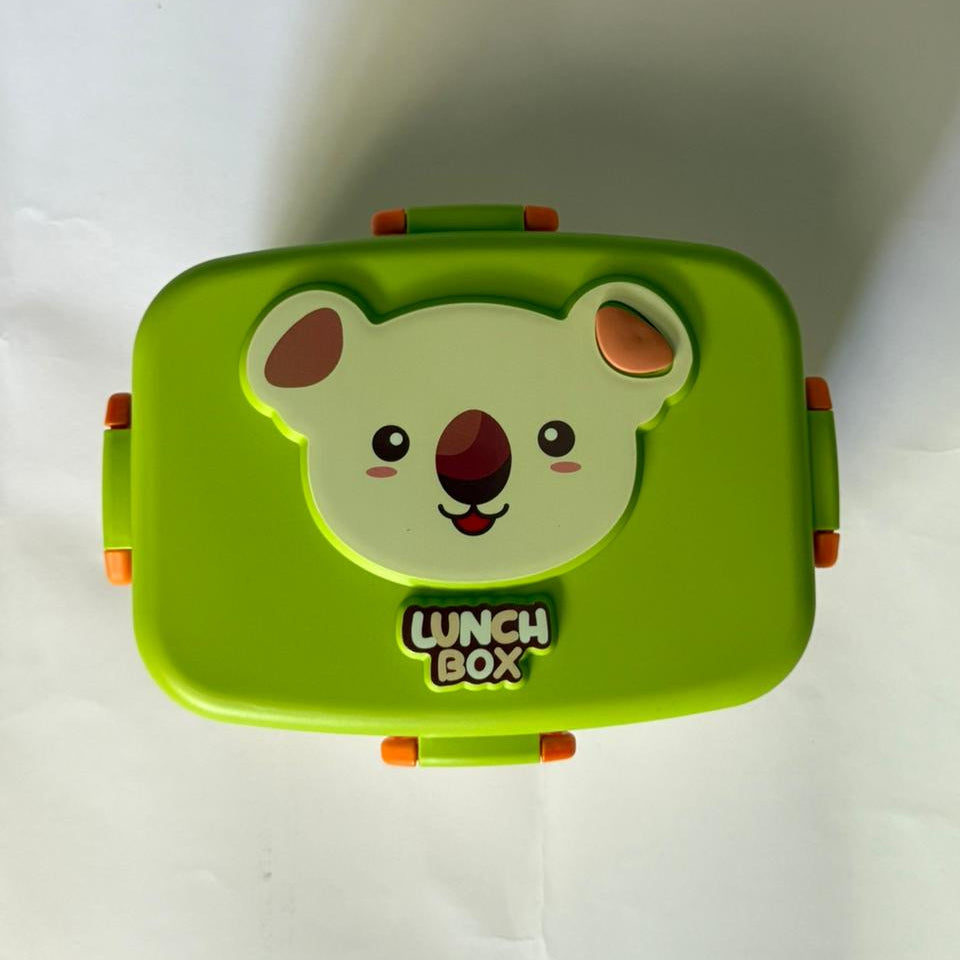Leak-Proof,single compartment Lunch Box with spoon