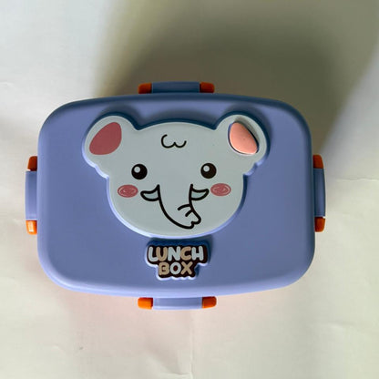 Leak-Proof,single compartment Lunch Box with spoon